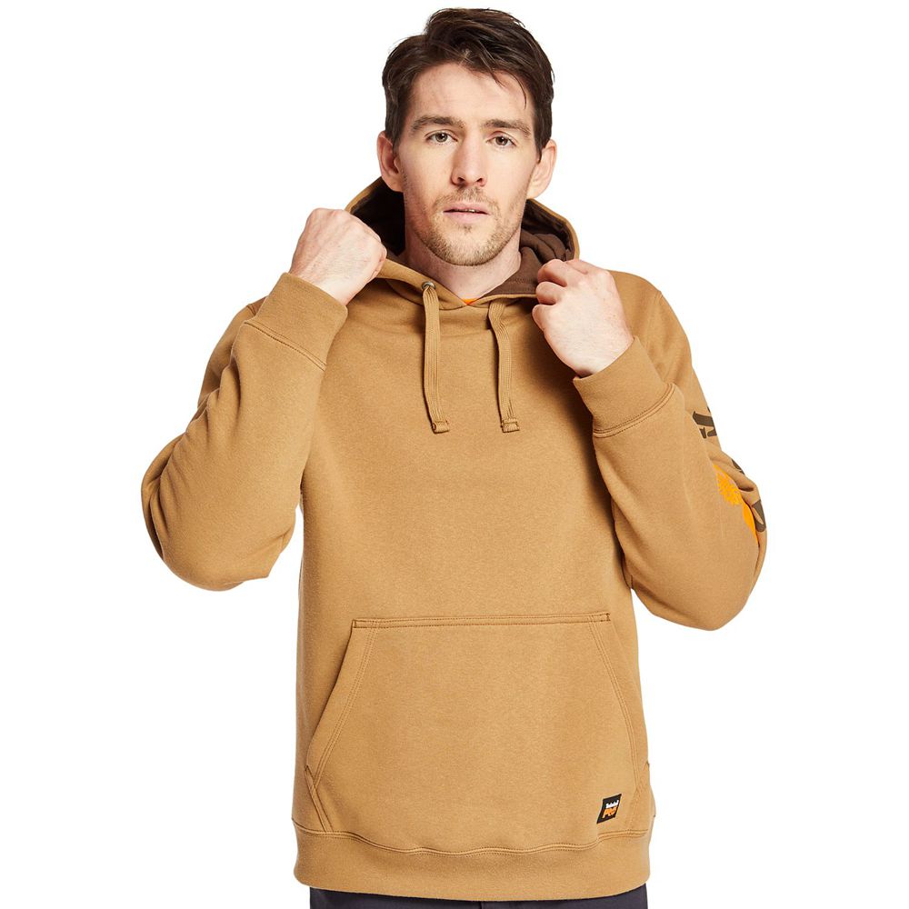 Sudadera Timberland Argentina Hombre - Pro® Hood Honcho Pullover Hoodie - Marrones - ELNTZB-912